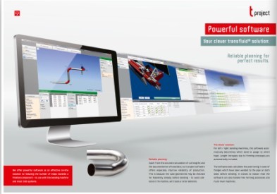 Software for tube bending machine